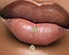 .:PD:. GOLD MID LIP RING