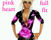 pink heart full fit