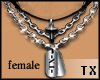 -tx- Attitude F/necklace