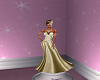 Fromal Tan/Gold Gown