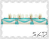 Wedding Head Table Aqua