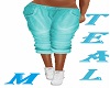 Teal Cargo Shorties^TE^