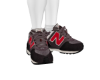red on grey kicks