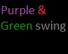 flower swing purplegreen