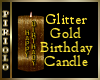 Glitter Gold Candle