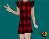 Red NightGown Plaid Girl