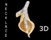 CA 3D GoldDiamond Neckla