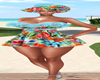 Cute flower dress celest