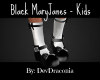 Black MaryJanes - Kids