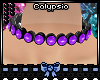 [C] PVC Necklace Purple
