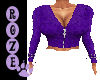 *R* Purple Leopard Top