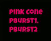 Pink Burst Cone Light