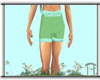 Green Summer Shorts