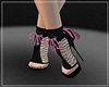 PF Pink/Black Diva Heels