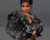 Black n White LV Fur