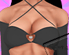 ♥Black Top Brooch