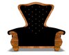Wood/Topaz Queen's Chair