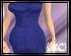{KC} Simple blue dress