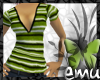 [E] Green Stripe Tee