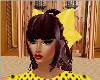 Yellow Satin Bow