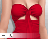 K|Ruche Dress Red