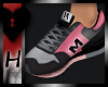 [H] Pink & Black Runners