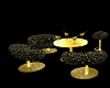 party sofa gold