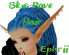 Blue Rave Hair