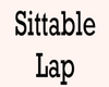 Sittable lap Sign