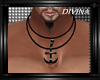 NECKLACE CROSS ANCLA