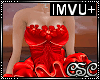 {CSC} Puff Dress Cherry