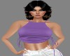 !R! String Crop Purple