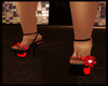 FLOWER  RED SHOES ga