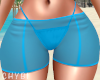 C~Blue Neon Shorts
