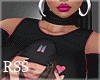 M BABY BLACK PINKTOP