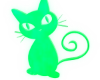Jade Color Cat