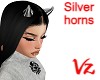 Silver Shiny Horns