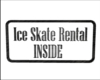 Ice Skate Rental sign