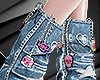 V: Denim boots jeans