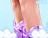 Purple Boots Cowgirl