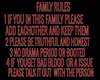 TDM FAMILY RULES