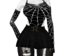 spider goth outfit