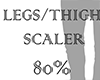 80% LEGS THIGH SCALER