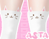 A. White cat socks