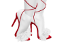 x-mas fur shoes