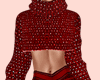 E* Red Glitter Top