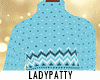 Ugly Sweater Blue Dress