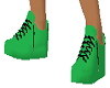 tennis shoes green