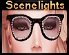 SL| Emo Studded Glasses