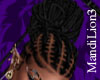 Dreadlocks Bun Black